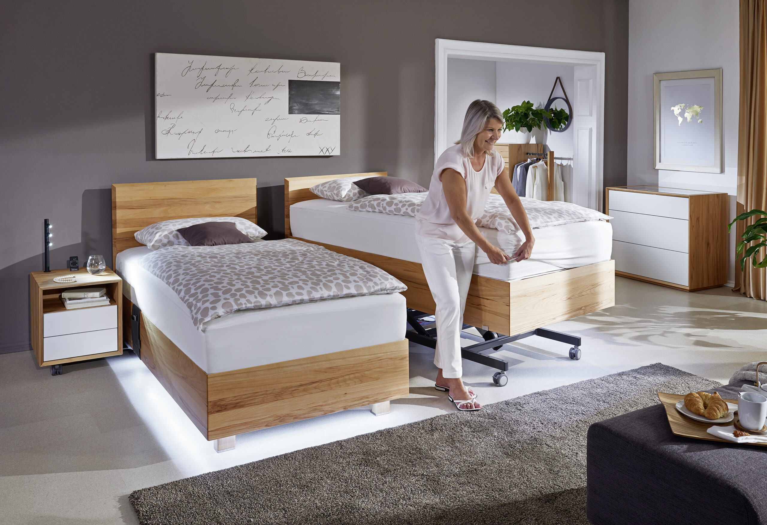 Kirchner Komfort-Betten Lugano Boxlike mit Liftsystem
