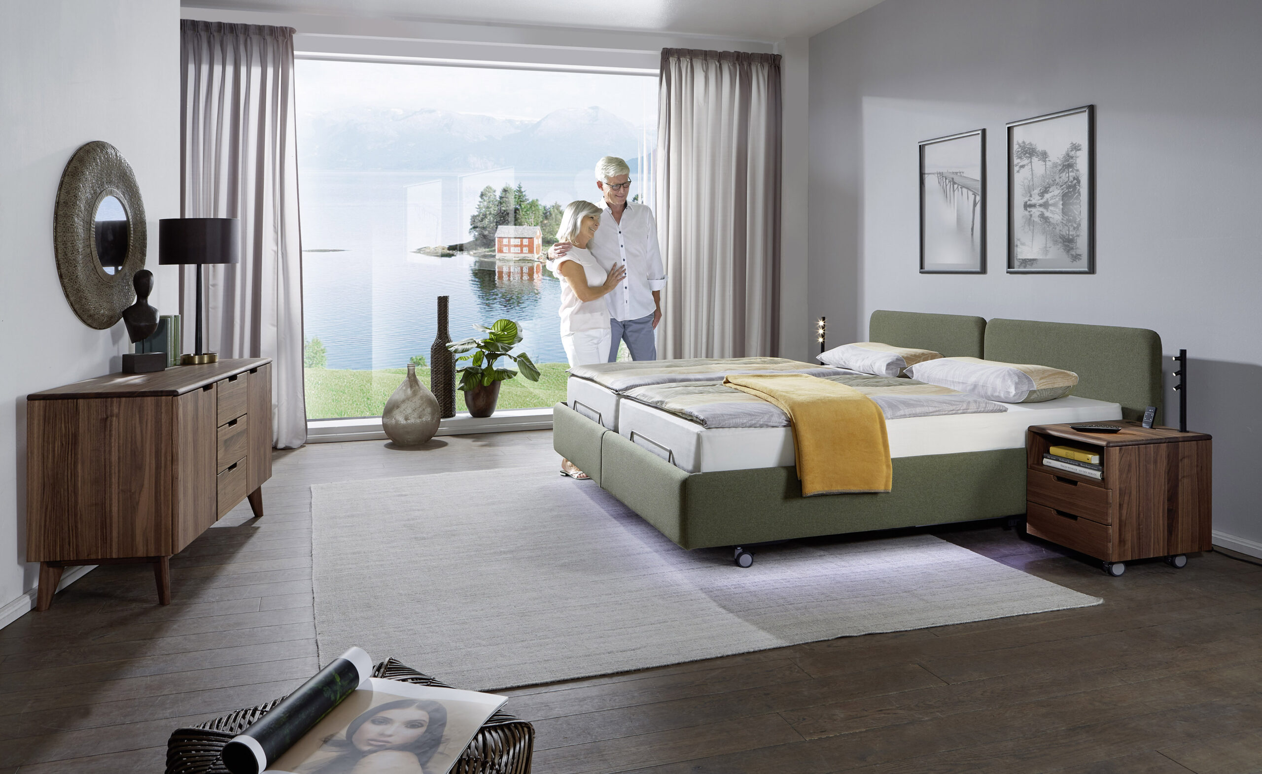 Kirchner Komfort-Betten - Betten Leitermann und Betten Rabolt - Offenburg und Baden-Baden Kirchner Bett Cortina Polsterbett