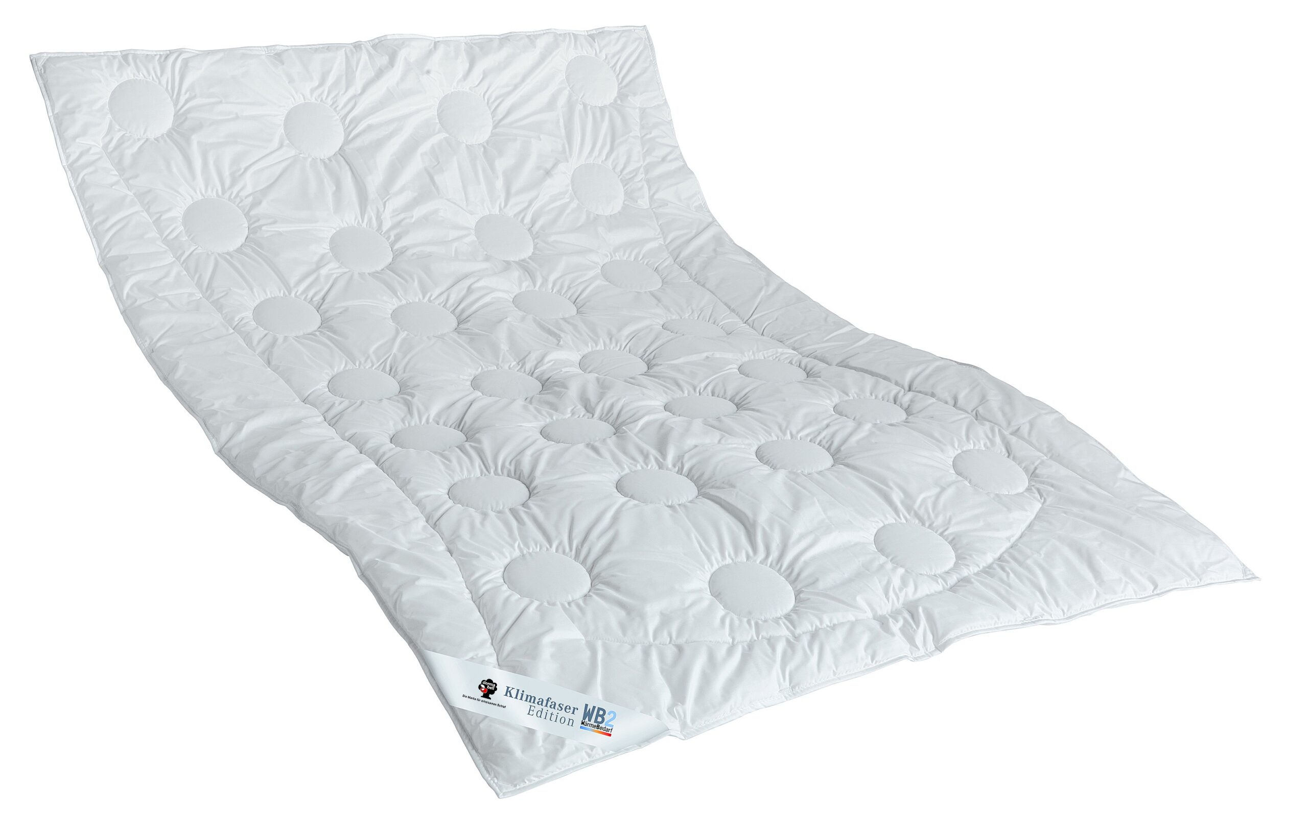 Die leichte dormabell Klimafaser Funktions-Bettdecke ist für Allergien geeignet und waschbar
