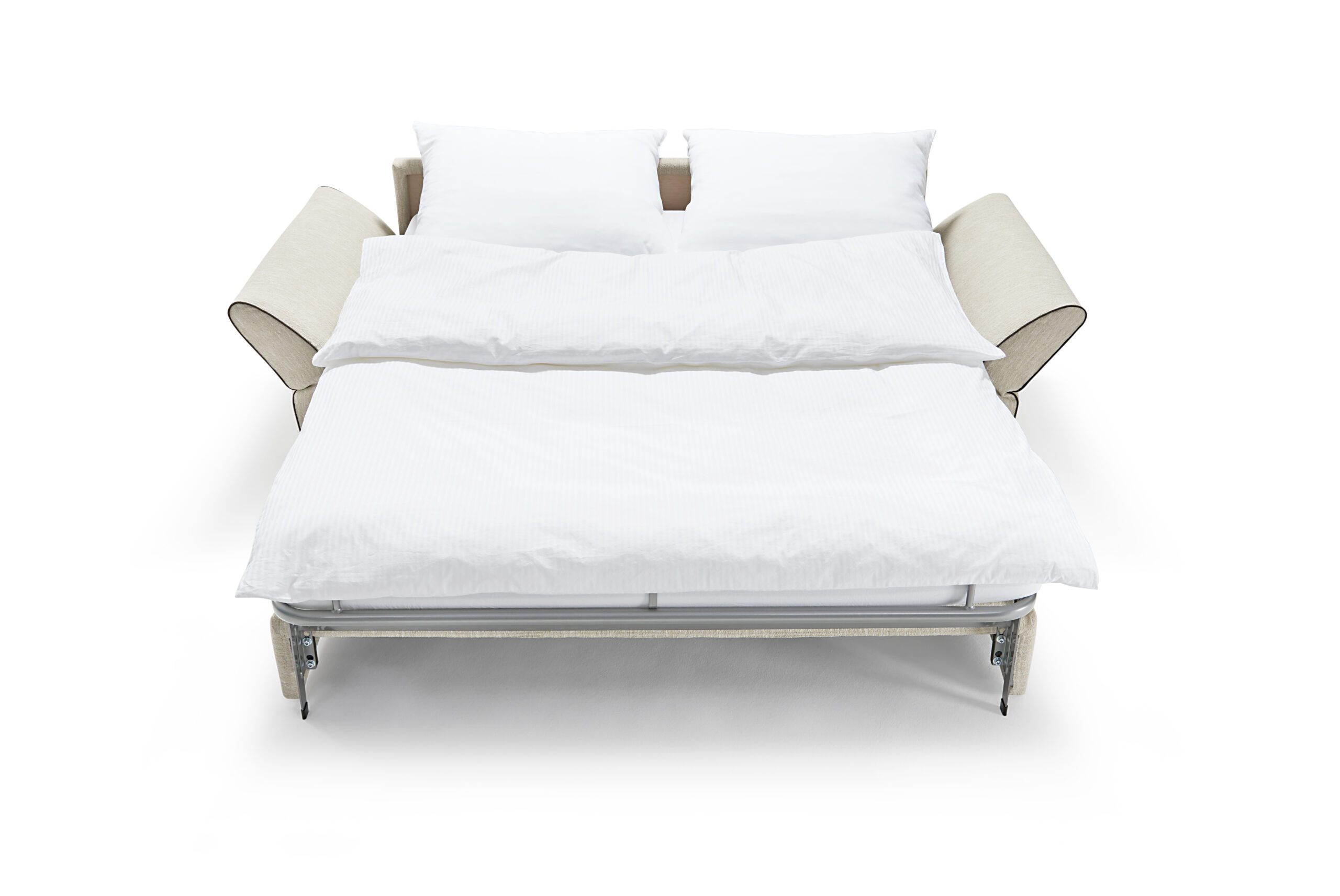 Signet Schlafsofas und Betten - Betten Leitermann und Betten Rabolt - Offenburg und Baden-Baden Signet Schlafsofa Sapporo ausgeklappt