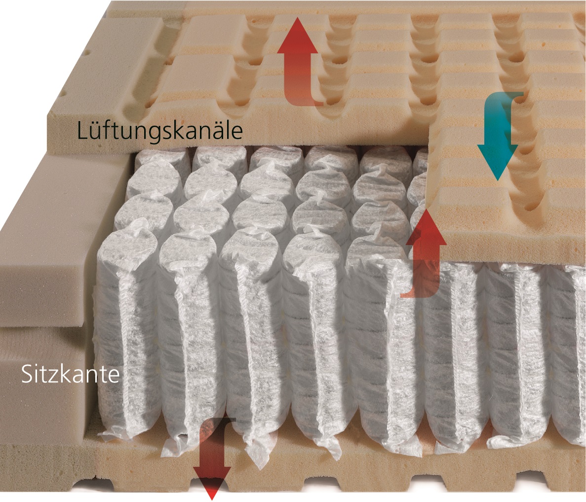 Taschenfederkern Matratze